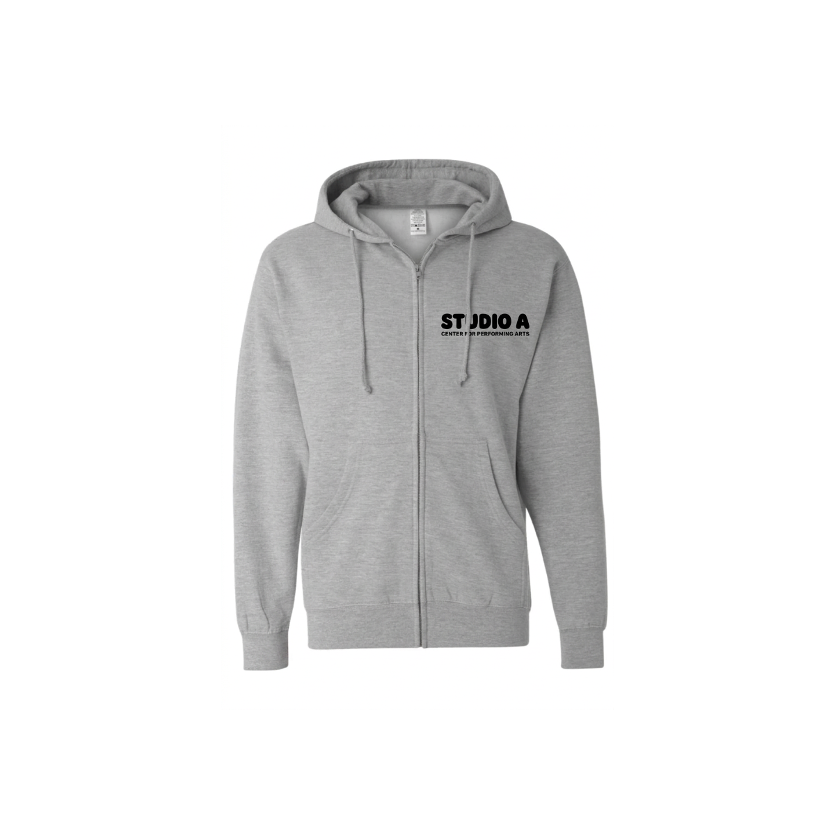 Unisex Full Zip - GREY