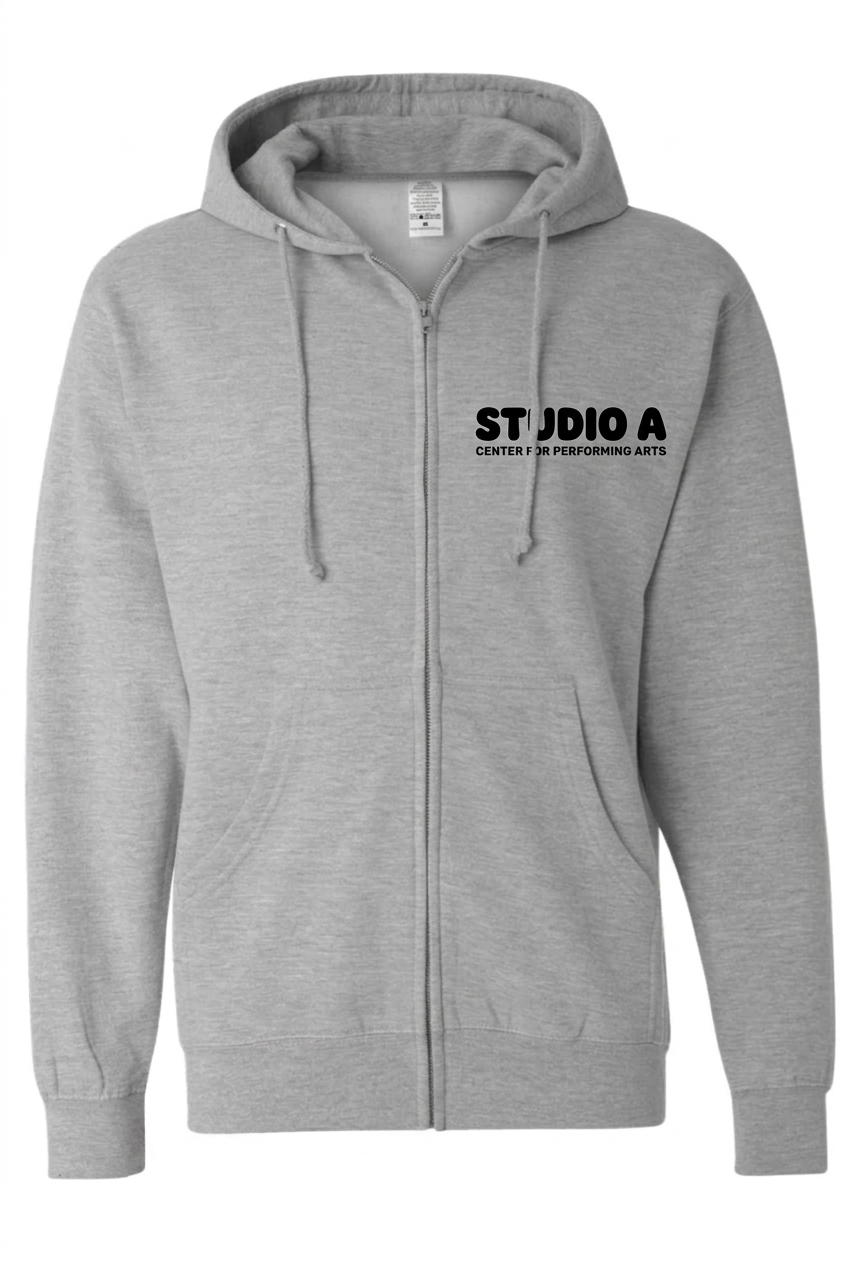 Unisex Full Zip - GREY