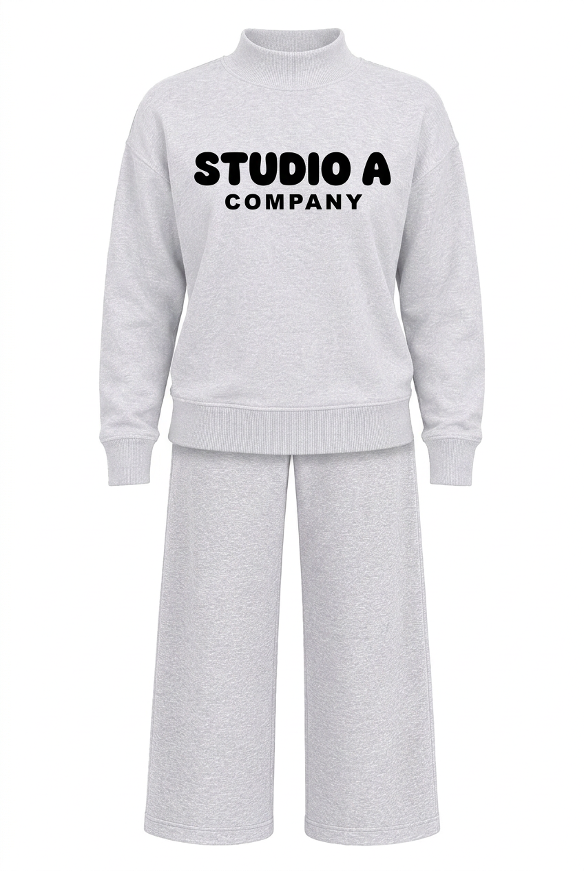 Matching J America mock neck and Dream Pants outfit
