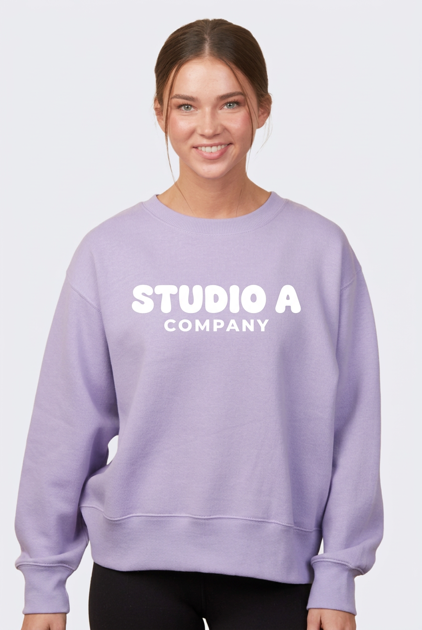 Women's Boxy Crew - LILAC