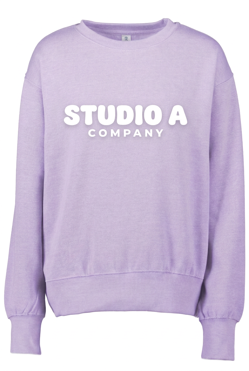 Women's Boxy Crew - LILAC