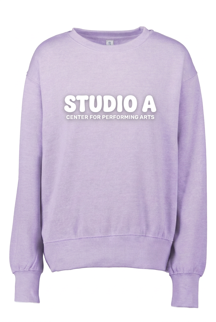 Women's Boxy Crew - LILAC